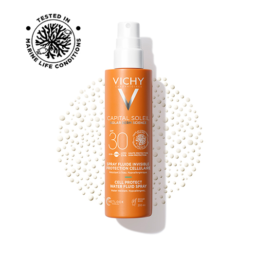 Сонцезахисний спрей-флюїд для тіла Capital Soleil SPF 30+