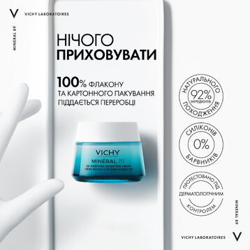 Mineral 89 денний крем для всіх типів шкіри | Vichy